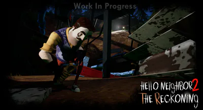 Mr. Peterson collecting materials - Night