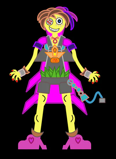 2024 DDS Parody Character #34 - Dtrinna The Gamer "Drinna V" (Version #1) - (Created on: March 30th, 2026)