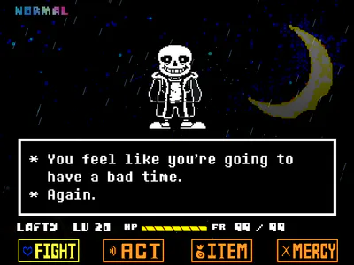 Sans Turn0 flavor Text