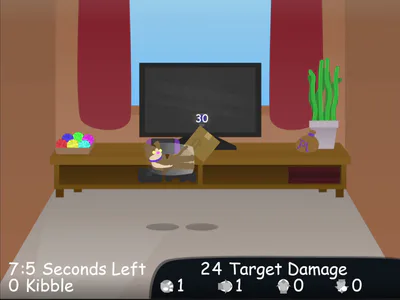 Kit doing a drop kick on the Box