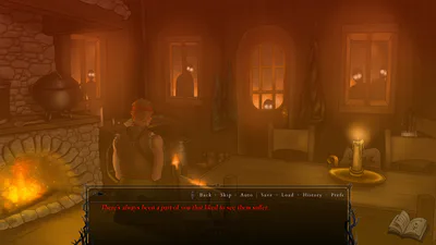 Screenshot from Chapter 1 of Divine Omen!