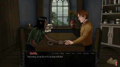 Screenshot from Chapter 2 of Divine Omen!