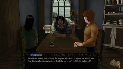 Screenshot from Chapter 2 of Divine Omen!