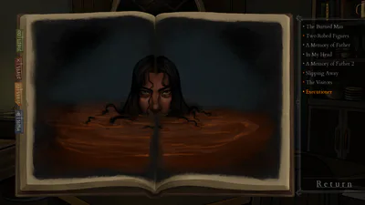 Avan's journal holds interesting artwork and important information.