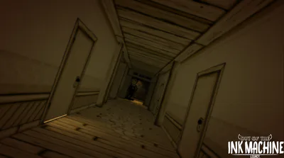OOTIM Legacy promo Screenshots (Ink machine hallway with Ollie)