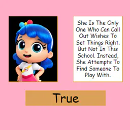 True