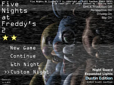 The menu with additional settings.