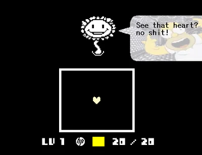 undertale yellow reapinted (featuring utterfail sunflowey)