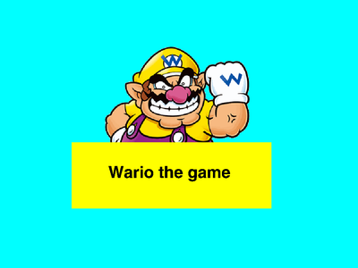 The title screen. Was also the thumbnail when it was released on Scratch.
