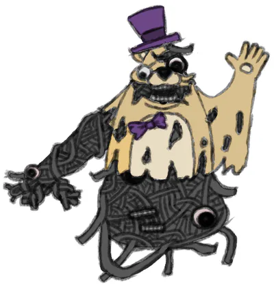 First concept sketch of Deadbear (25/05/26) with early colors (30/05/26)