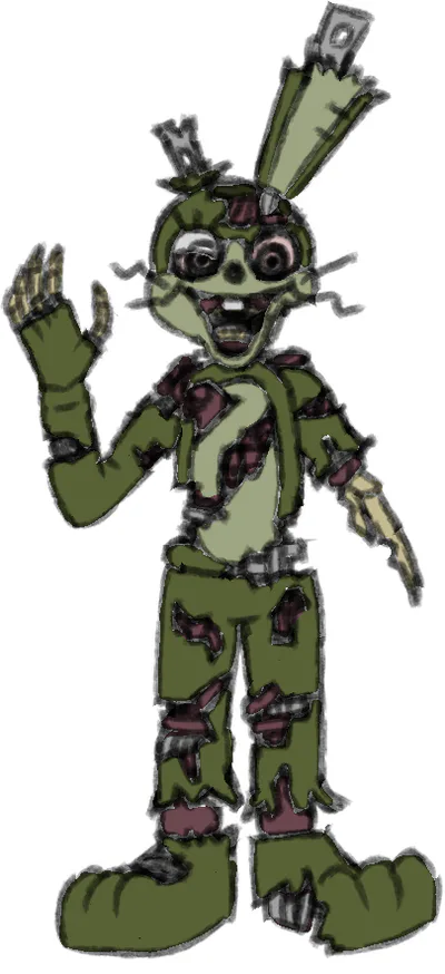First concept sketch of Salvage Bonnie (26/05/26) with early colors (30/05/26)