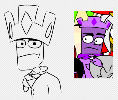 Grape King sketch 1