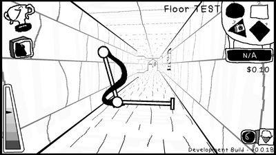 Knocked Over Stanchion