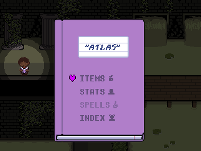 UNDERTALE: NOTED - Notebook MENU