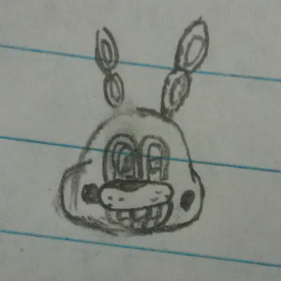 Weird toy bonnie sketch