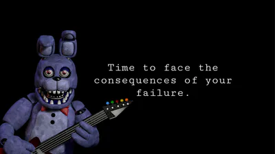 Time to face the consequences of your failure.