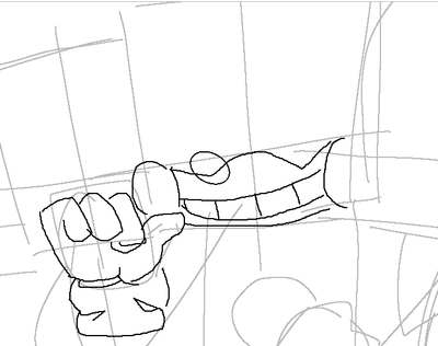 Old Unused Sketch of Toy Sonic being in the Thumbnail, Replaced by Withered Sonic.