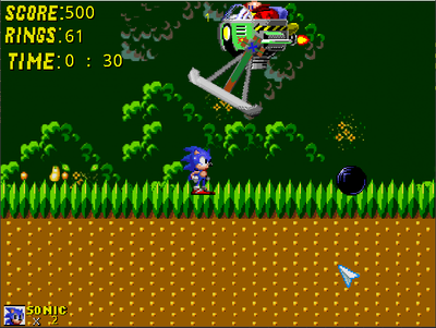 (Jungle Zone boss fight)