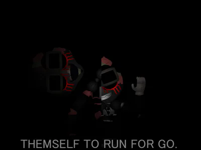 Themself to run for go.