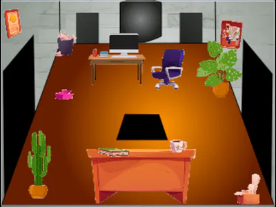 Still cramped in an office, but hey! at least there are plants.