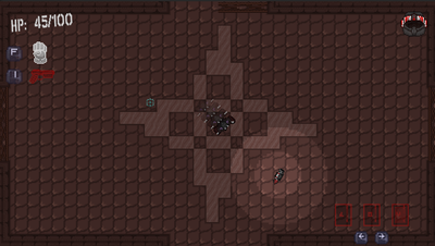 in-game screenshot, showing combat from the first level