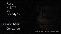 FNAF 1 Ps3 Menu