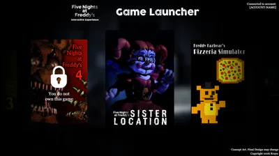 Concept Art: Game Launcher