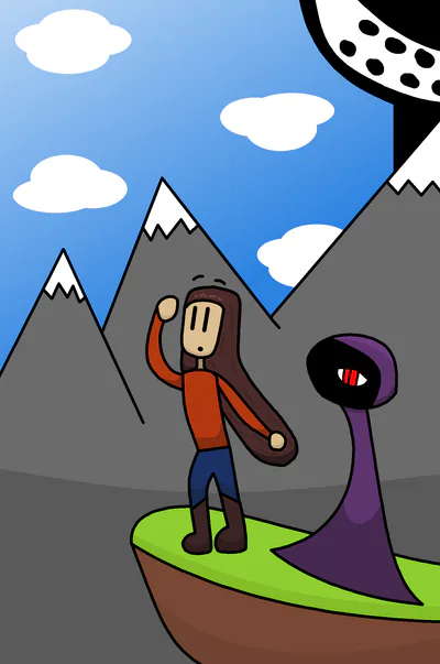If the game was physical, I'd use this for the box art.