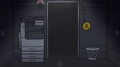 On the back, you have a door.