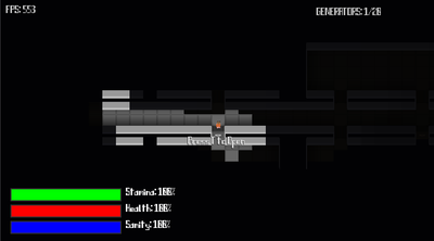 Mid-game open a door.