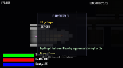 Inventory in-game