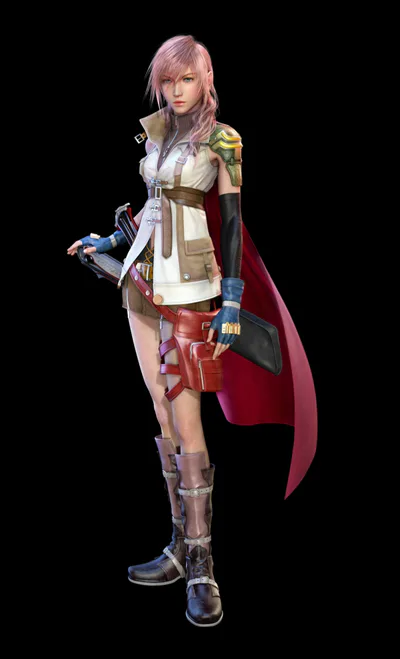 2024 NMS Parody Cameo Mascot #6 - Lightning (Claire Farron) "Glightnang (Gninthgil E. "Erialc" Norraf Movieseen)" - From Final Fantasy XIII (Final Fantasy 13)