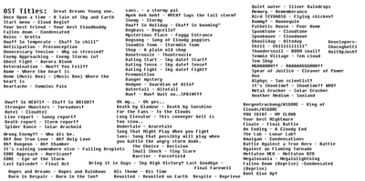 OST Title List? Possibly.