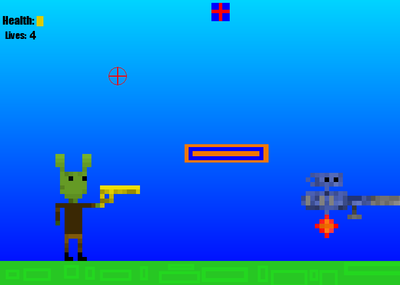 The first level of the game.