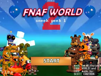 Fnaf world update 2 online game