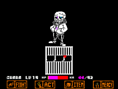 Underchoice Sans Battle Phase 1 Undertale Fangame by EeveeLing - Game Jolt