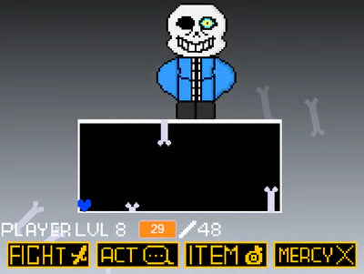 sans fight/ easy mode! by NuggetChild