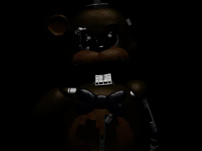 Withered Freddy over Ruined Freddy [Five Nights at Freddy's