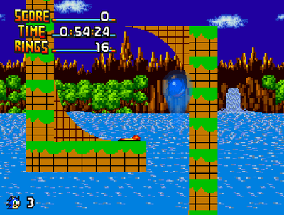 Salee on Game Jolt: Super Shadow kicks Hyper Sonic into the water