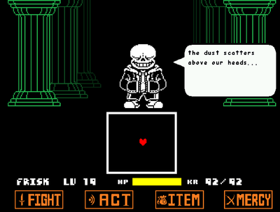 UNDERTALE: HARD MODE] ~ Pacifist Route Sans Fight by sogal - Game Jolt