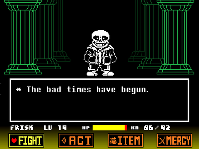 UNDERTALE Hard Mode: Sans Battle (fanmade genocide battle) by Vecc - Game  Jolt