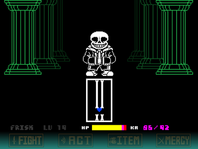 UNDERTALE Hard Mode: Sans Battle (fanmade genocide battle) by Vecc - Game  Jolt