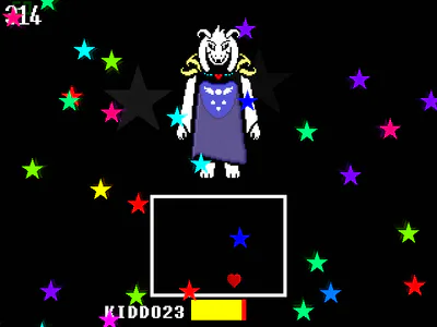 Let's Play Undertale Simulator : Flowey and Asriel Battle - 2 vs 1