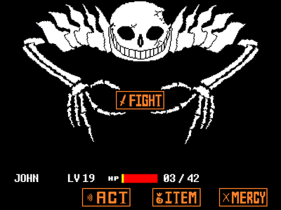 UNDERTALE Sans Battle Remake by the_a_white_name - Game Jolt