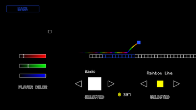 Customization through character, trail, and color!