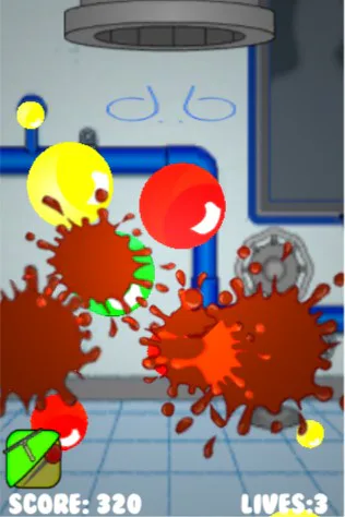 Use the Squeegee to get rid of splats