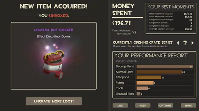 Go through one crate series or ALL!