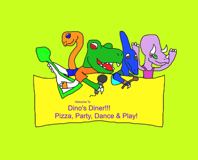 Dino's Diner Poster