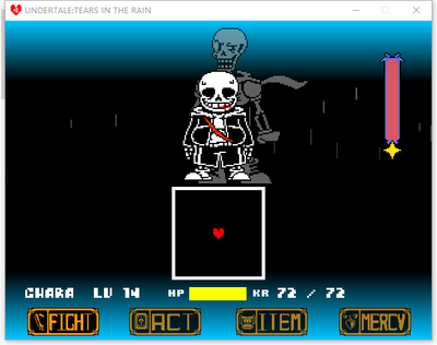 Undertale Tears in the rain sans fight by Ars557 - Game Jolt