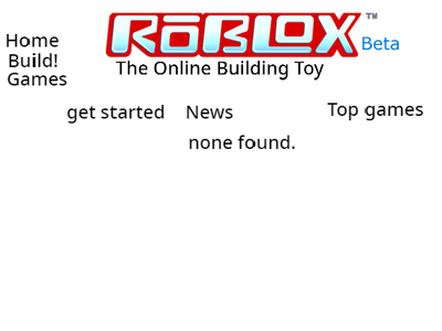 Roblox logo 2005